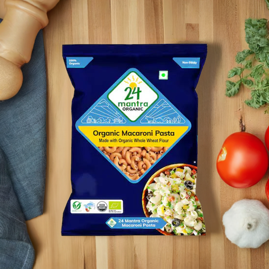 24 Mantra Organic Macaroni Pasta-Gms : 400 - www.foodworldmd.com