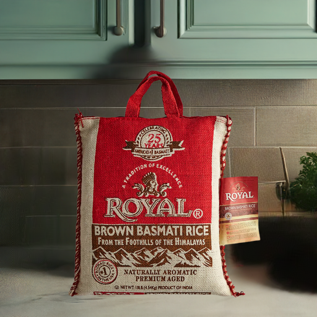 Royal Brown Basmati Rice-Lbs : 10 - www.foodworldmd.com