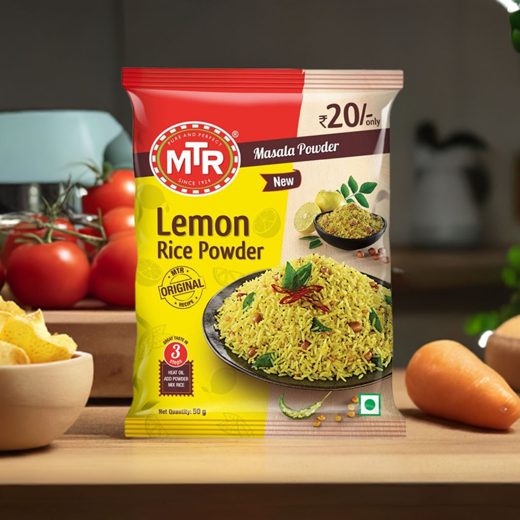 MTR Lemon Rice Powder-Gms : 100 - www.foodworldmd.com