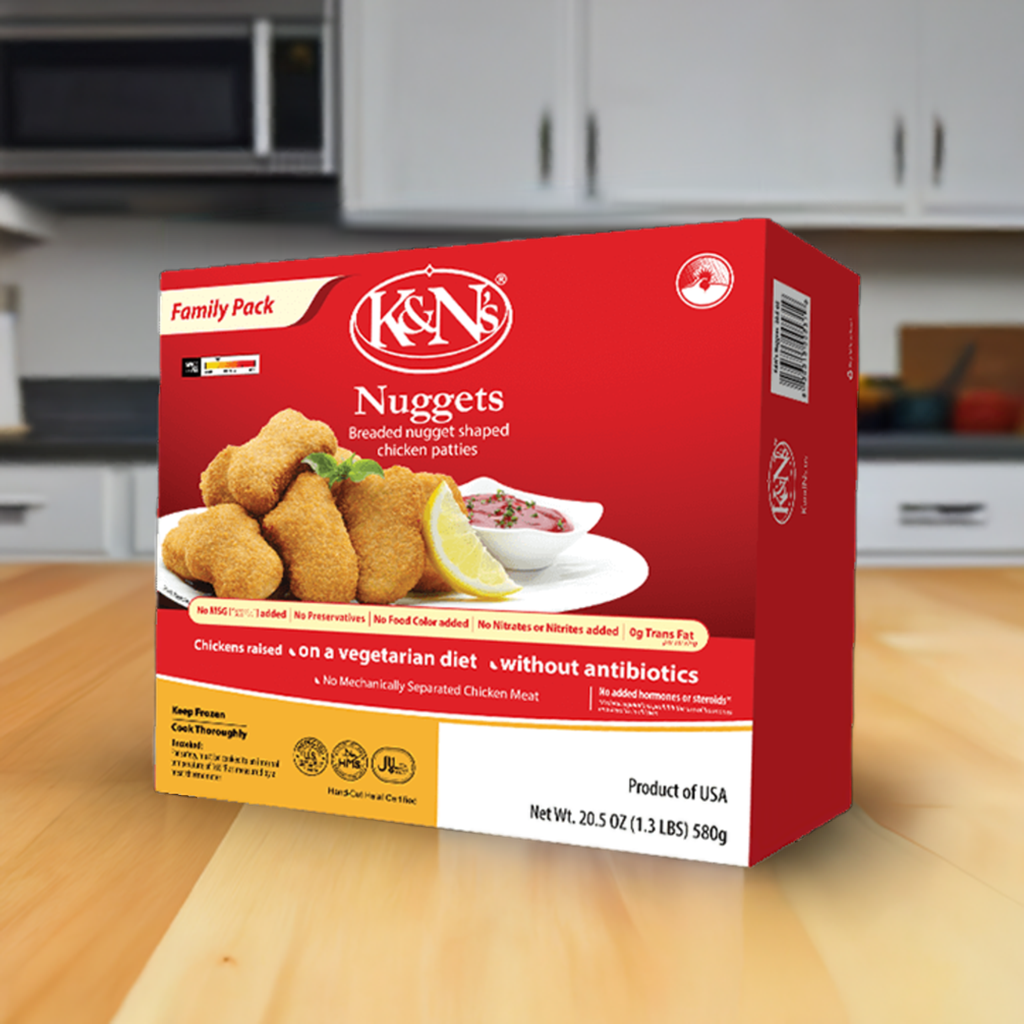 K&N Chicken Nuggets-Gms : 581 - www.foodworldmd.com