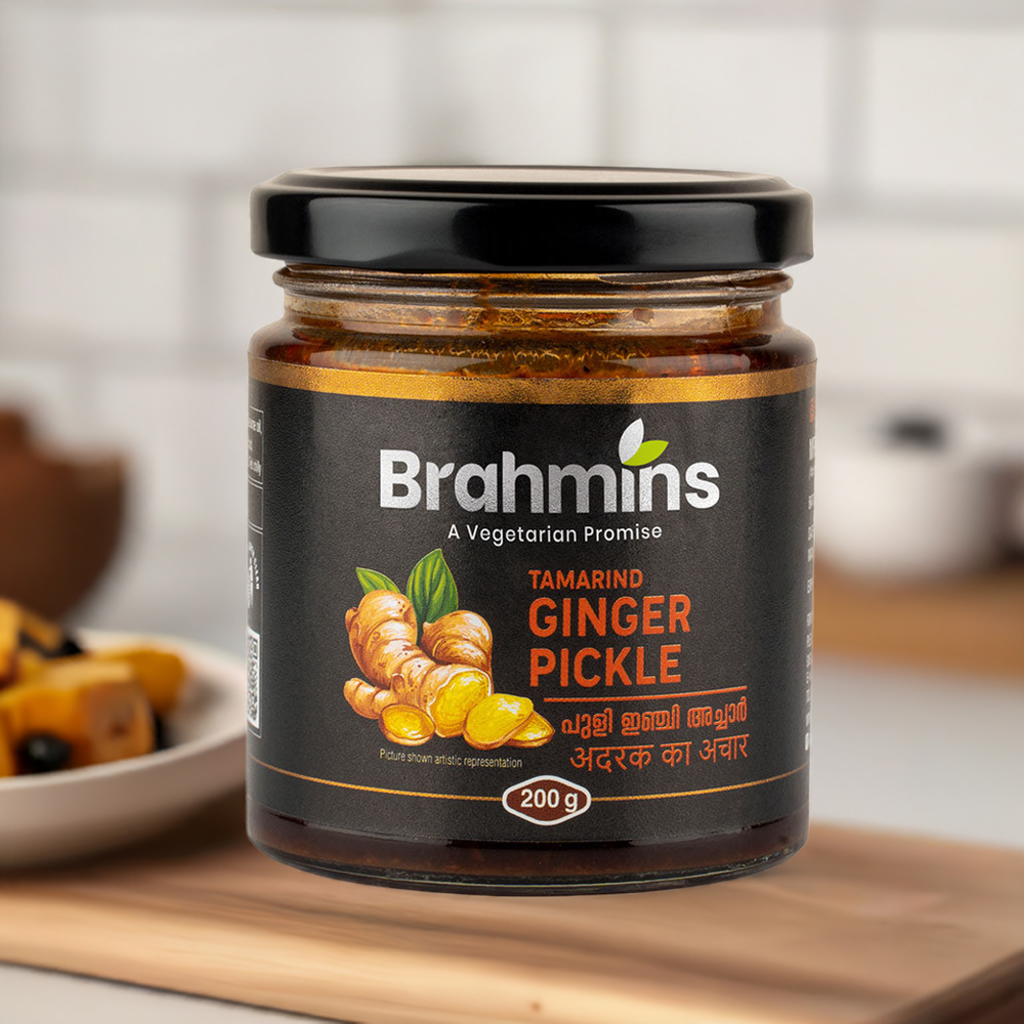 Brahmins Ginger Pickle-Gms : 400 - www.foodworldmd.com