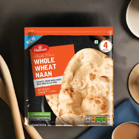 Haldirams Whole Wheat Naan-Gms : 320 - www.foodworldmd.com