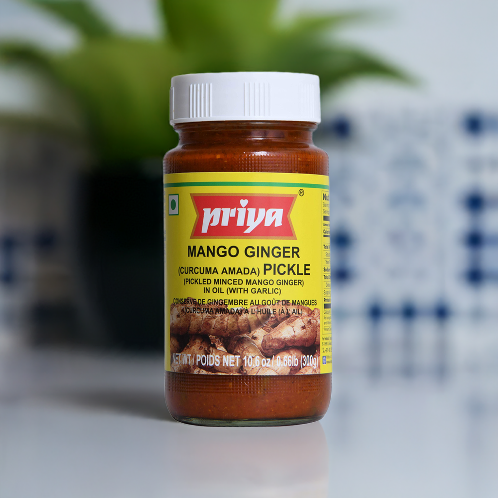 Priya Mango Ginger Pickle-Gms : 300 - www.foodworldmd.com