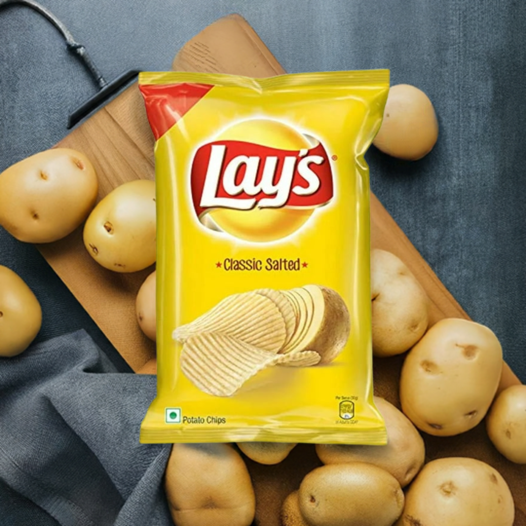 Lays Classic Salted Chips-Gms : 52 - www.foodworldmd.com