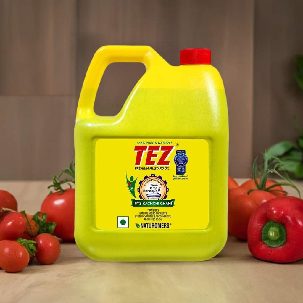 Tez Mustard Oil-Ltr : 5 - www.foodworldmd.com