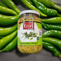 Kayal Green Chilli Pickle-Gms : 400 - www.foodworldmd.com