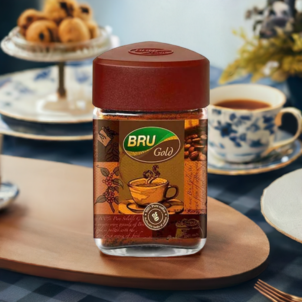 Bru Gold Instant Coffee-Gms : 100 - www.foodworldmd.com