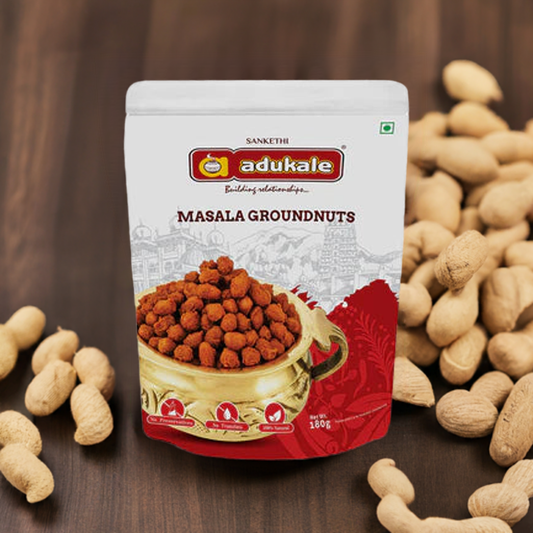 Adukale Masala Groundnuts-Gms : 180 - www.foodworldmd.com