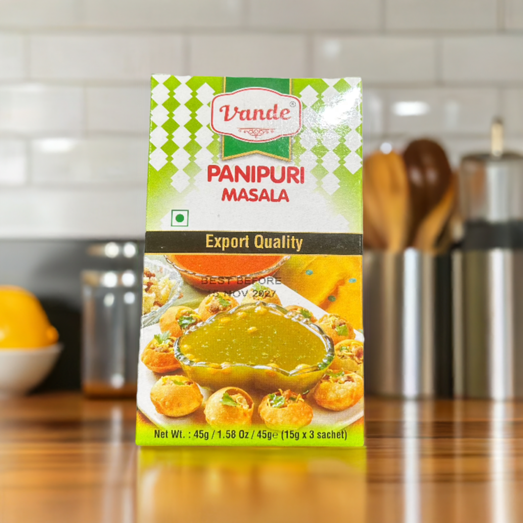 Vande Panipuri Masala-Gms : 45 - www.foodworldmd.com