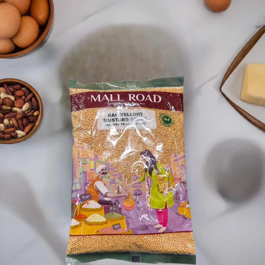 Mall Road Yellow Mustard Seeds-Gms : 400 - www.foodworldmd.com