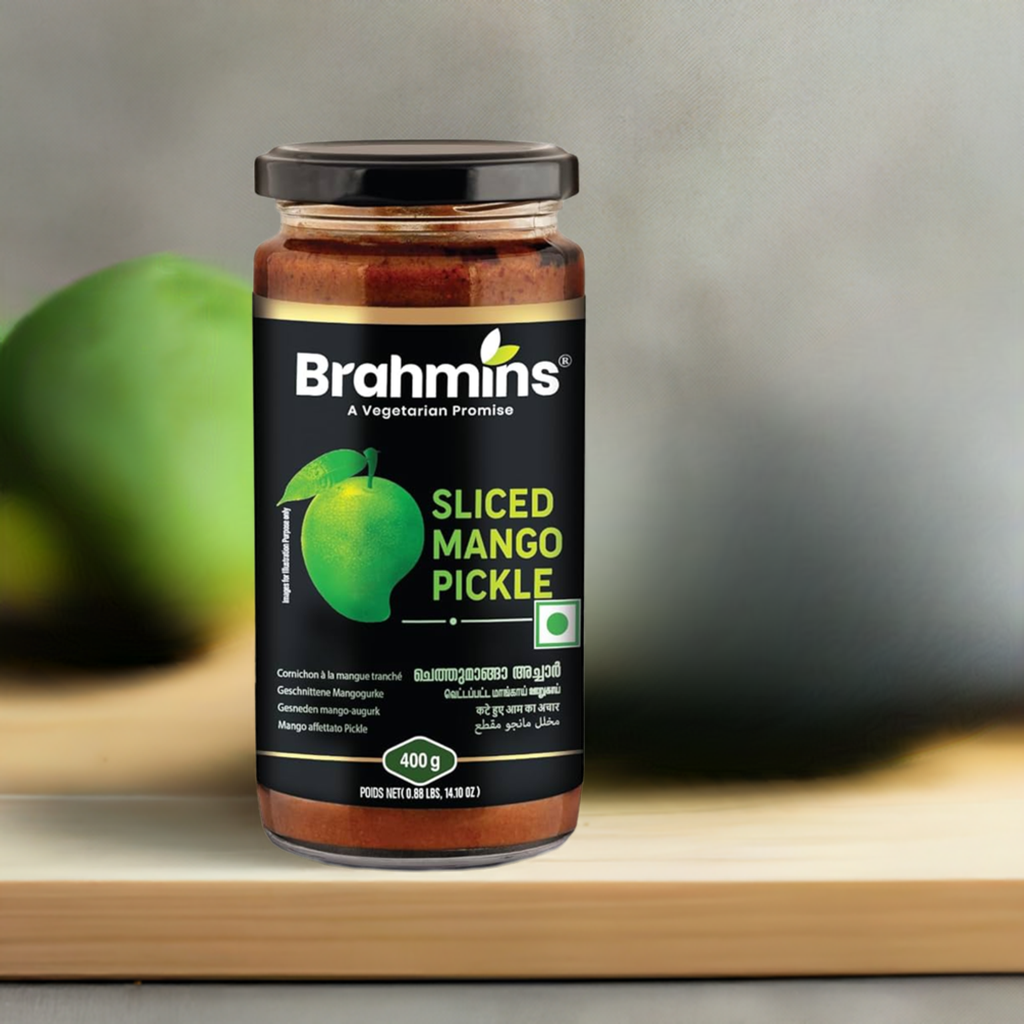 Brahmins Sliced Mango Pickle-Gms : 400 - www.foodworldmd.com