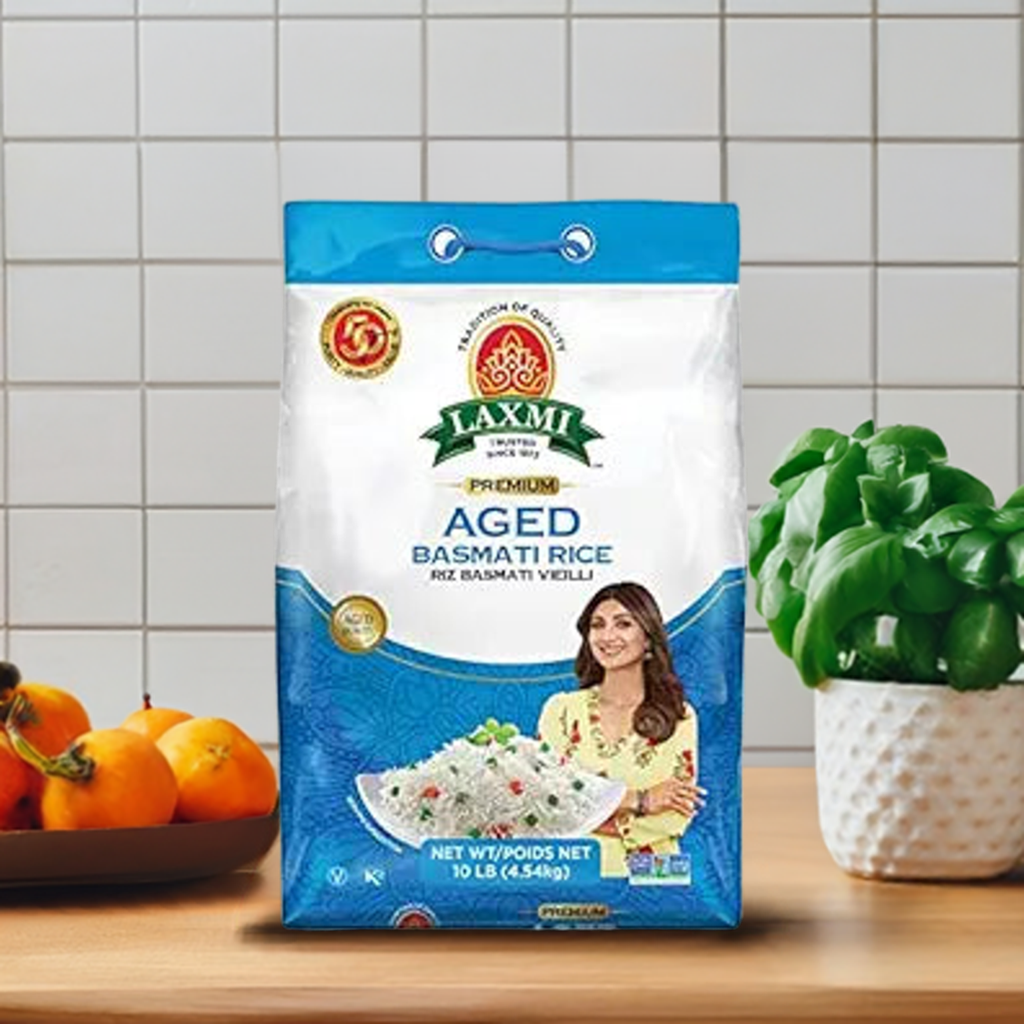 Laxmi Aged Basmati Rice-Lbs : 10 - www.foodworldmd.com