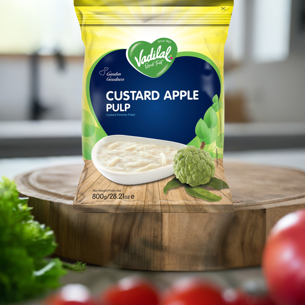 Vadilal Custard Apple Pulp-Gms : 800 - www.foodworldmd.com