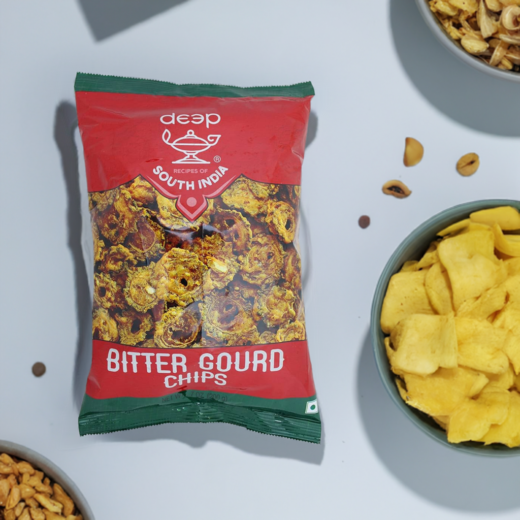 Deep Bitter Gourd Chips-Gms : 200 - www.foodworldmd.com