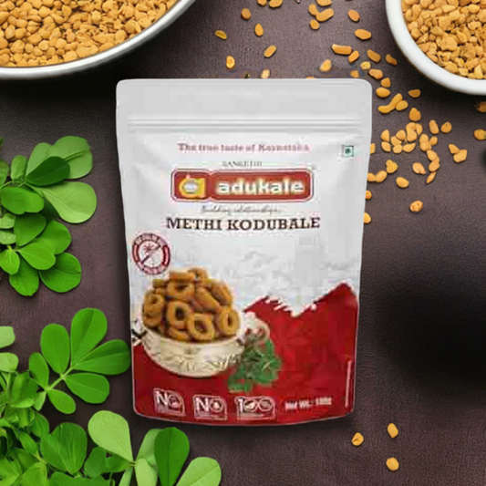 Adukale Methi Kodubale Rings-Gms : 180 - www.foodworldmd.com