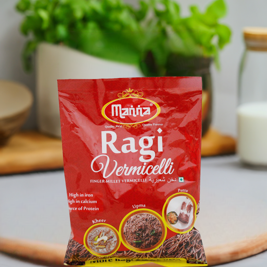 Manna Ragi Vermicelli-Gms : 200 - www.foodworldmd.com