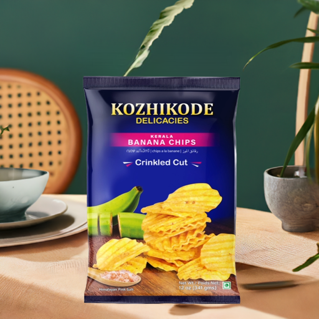 Kozhikode Plaintain Chips Hot & Sweet-Gms : 341 - www.foodworldmd.com