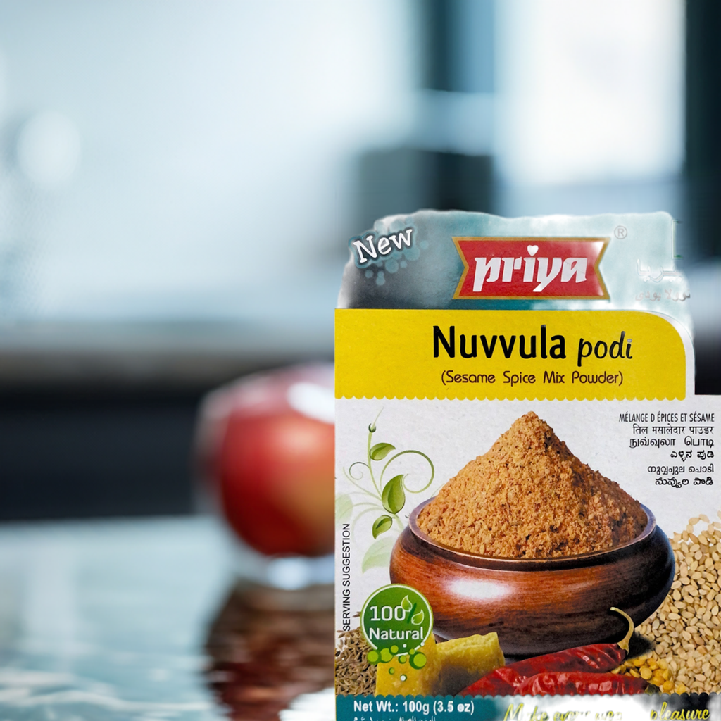 Priya Nuvvula Podi-Gms : 100 - www.foodworldmd.com