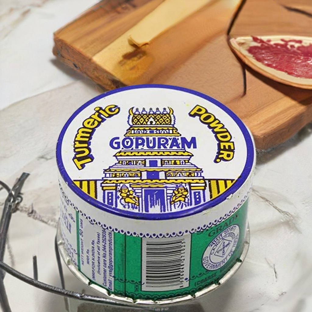 Gopuram Turmeric-Gms : 20 - www.foodworldmd.com