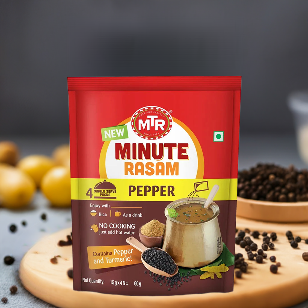 MTR Minute Pepper Rasam -Gms : 60 - www.foodworldmd.com