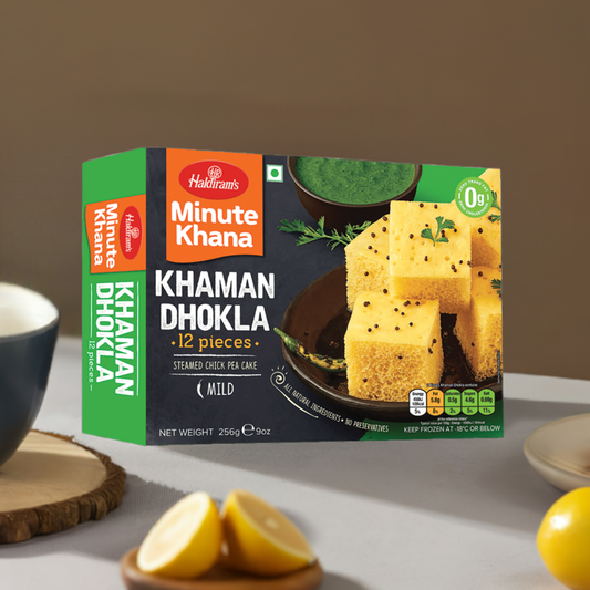 Haldirams Khaman Dhokla-Gms : 320 - www.foodworldmd.com