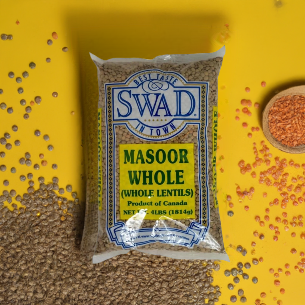 Swad Masoor Whole-Lbs : 4 - www.foodworldmd.com