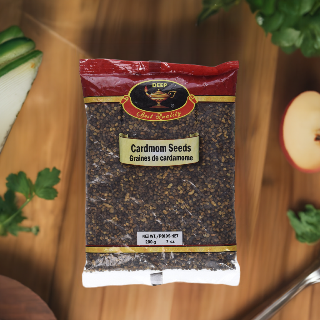 Deep Cardamom Seeds-Gms : 100 - www.foodworldmd.com