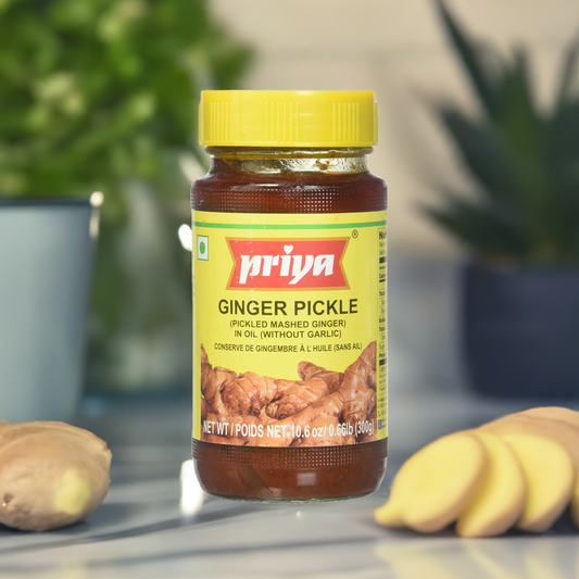 Priya Ginger Pickle-Gms : 300 - www.foodworldmd.com