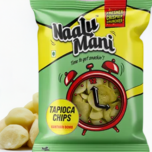 Nalu Mani Kanthari Bomb Tapioca Chips-Gms : 150 - www.foodworldmd.com