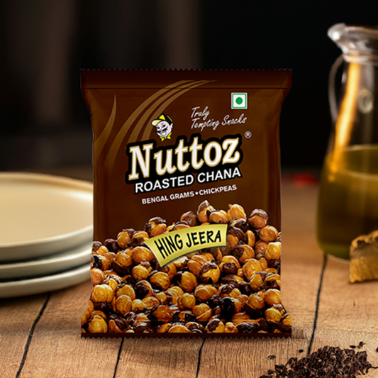 Nuttoz Roast Hing Jeera Chana-Gms : 150 - www.foodworldmd.com