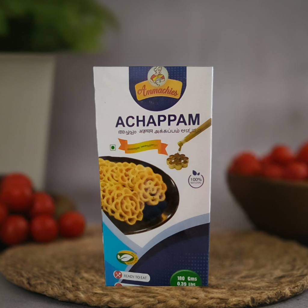 Ammachies Achappam-Gms : 180 - www.foodworldmd.com