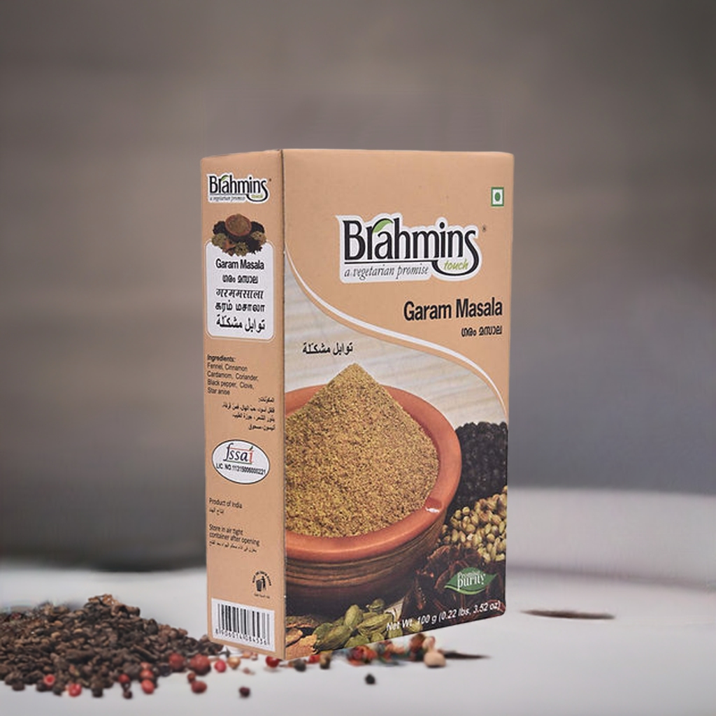 Brahmins Garam Masala-Gms : 100 - www.foodworldmd.com