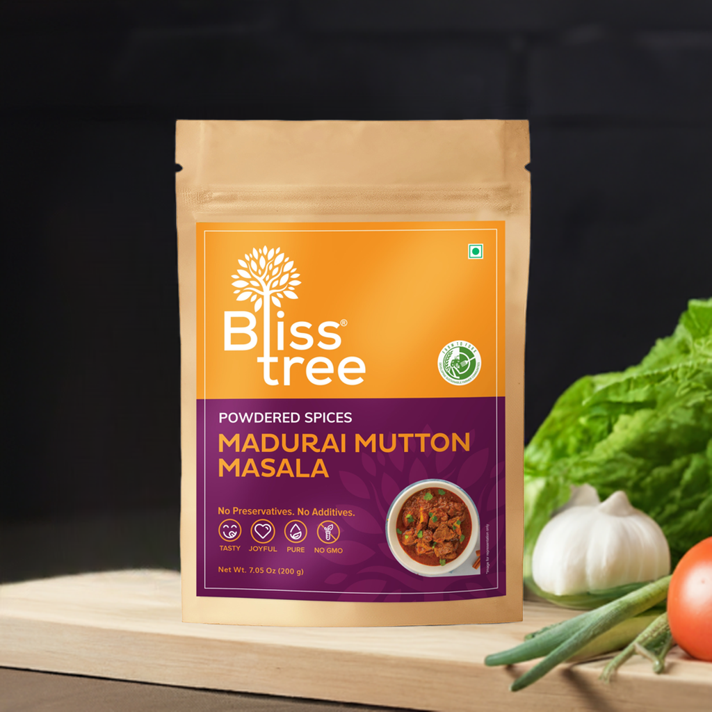 Bliss Tree Madurai Mutton Masala-Gms : 200 - www.foodworldmd.com