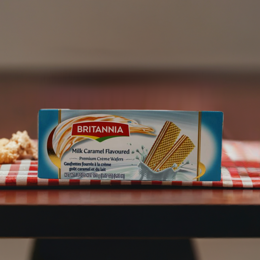 Britannia Milk Caramel Wafers-Gms : 175 - www.foodworldmd.com