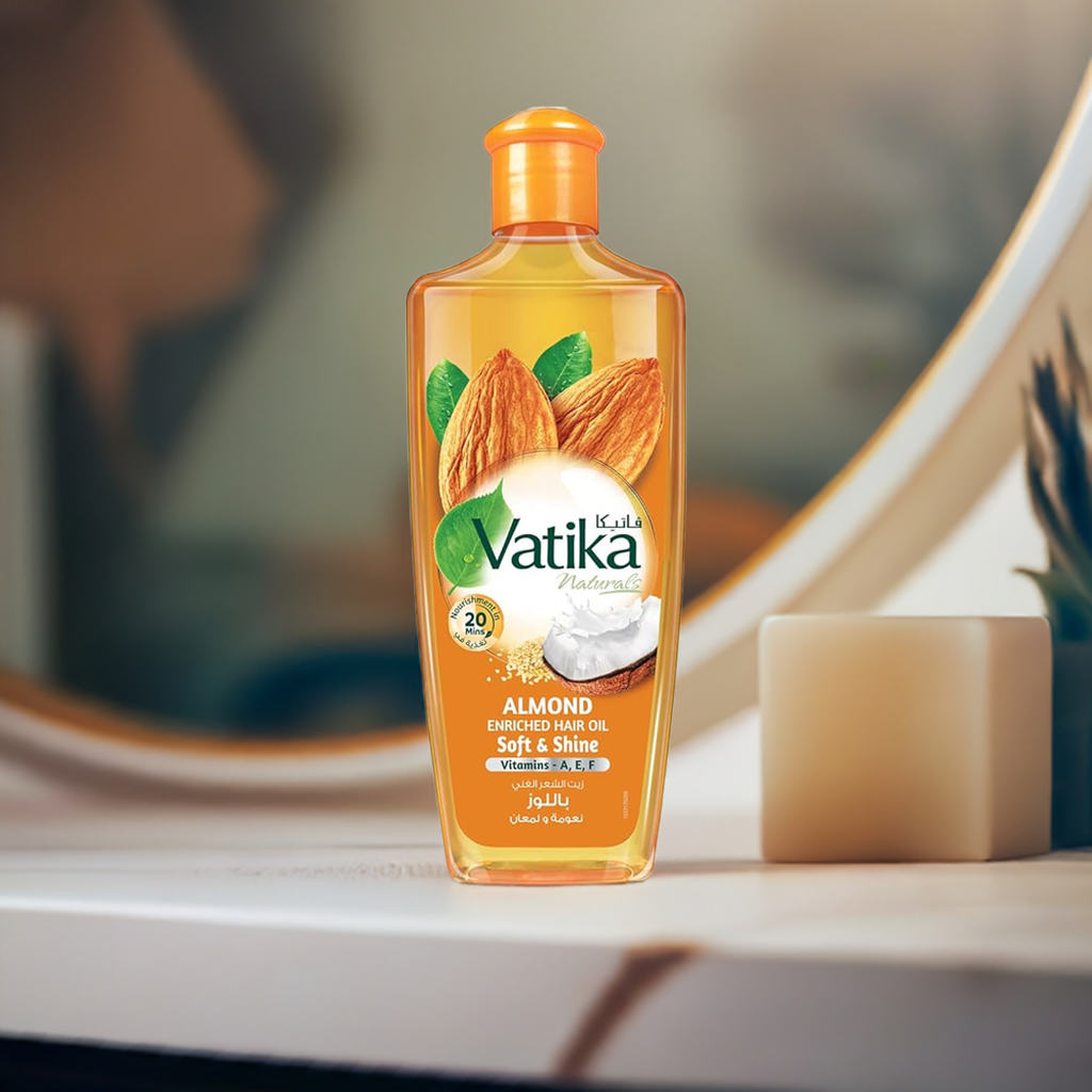 Dabur Vatika Almond Hair Oil-Ml : 200 - www.foodworldmd.com