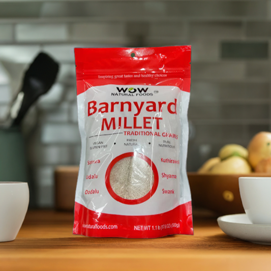 WOW Barnyard Millet-Gms : 500 - www.foodworldmd.com