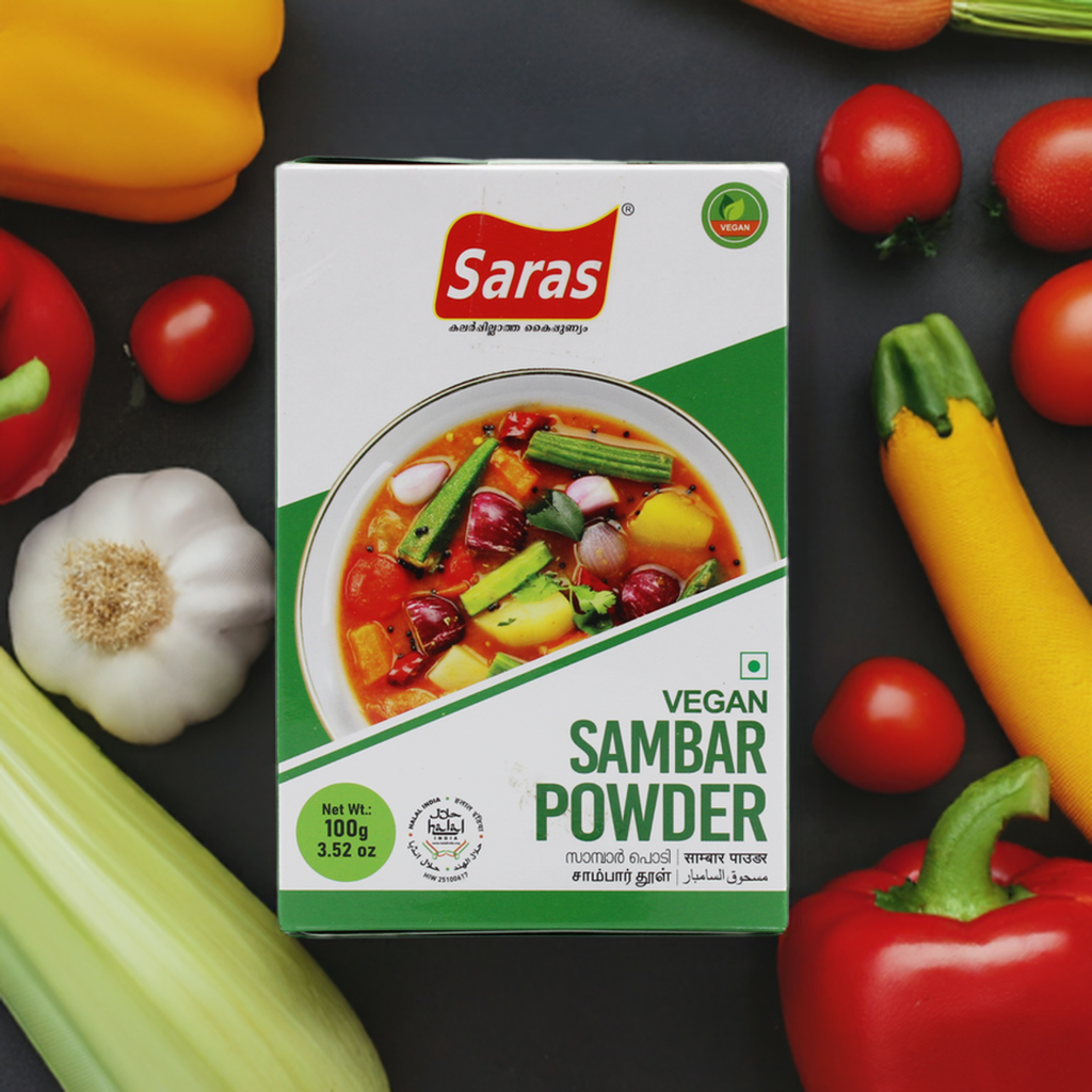 Saras Sambar Powder-Gms : 200 - www.foodworldmd.com