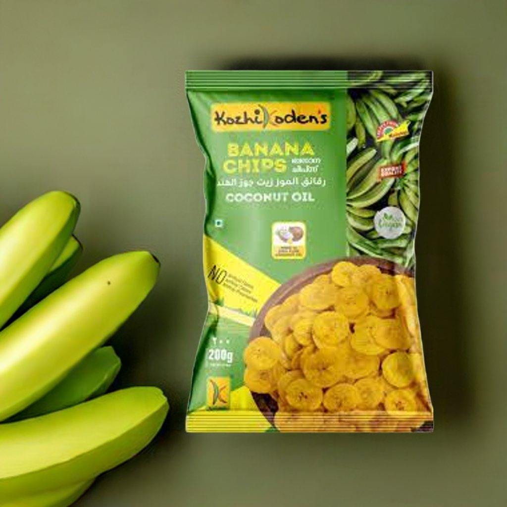 Kozhikodens Banana Chips Coconut Oil-Gms : 200 - www.foodworldmd.com