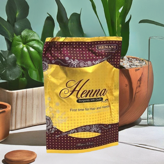 Hemani Henna Burgundy with Oudh-Gms : 150 - www.foodworldmd.com