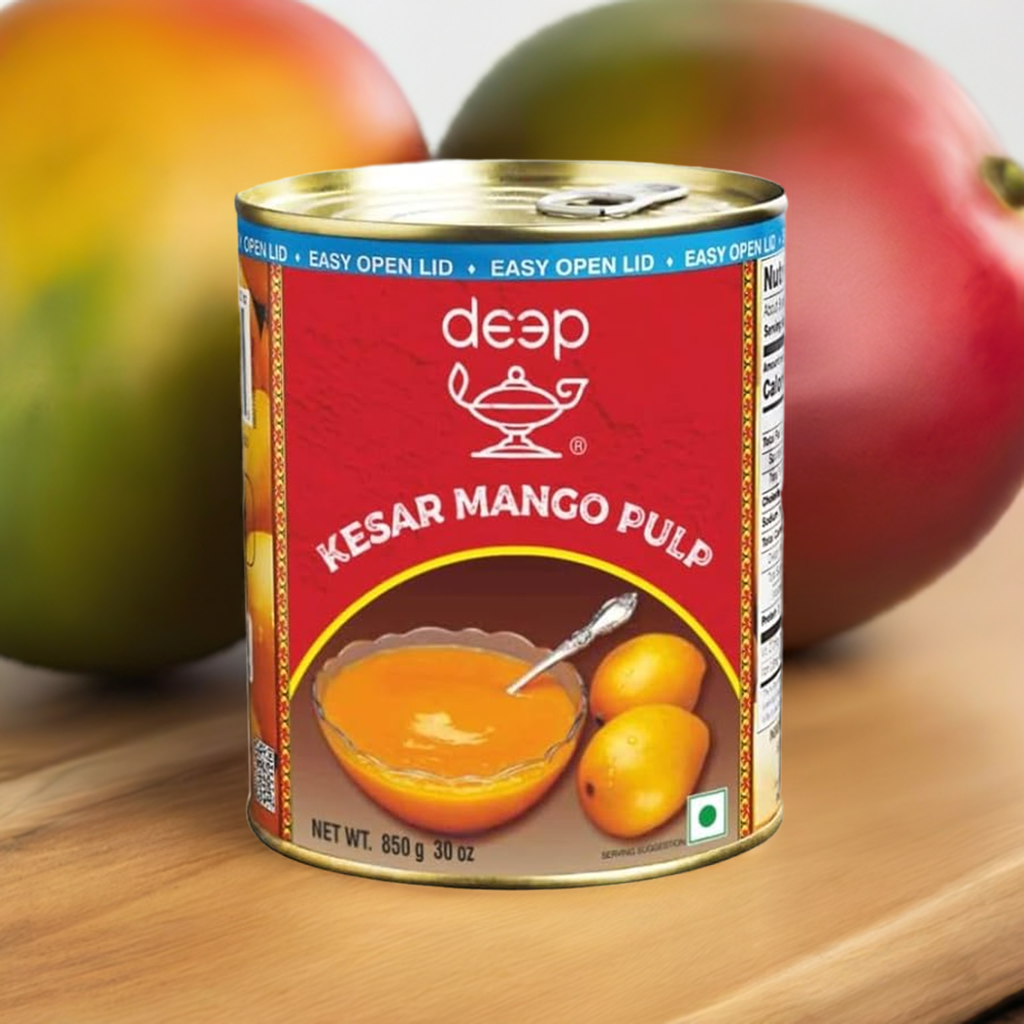 Deep Kesar Mango Pulp-Gms : 850 - www.foodworldmd.com