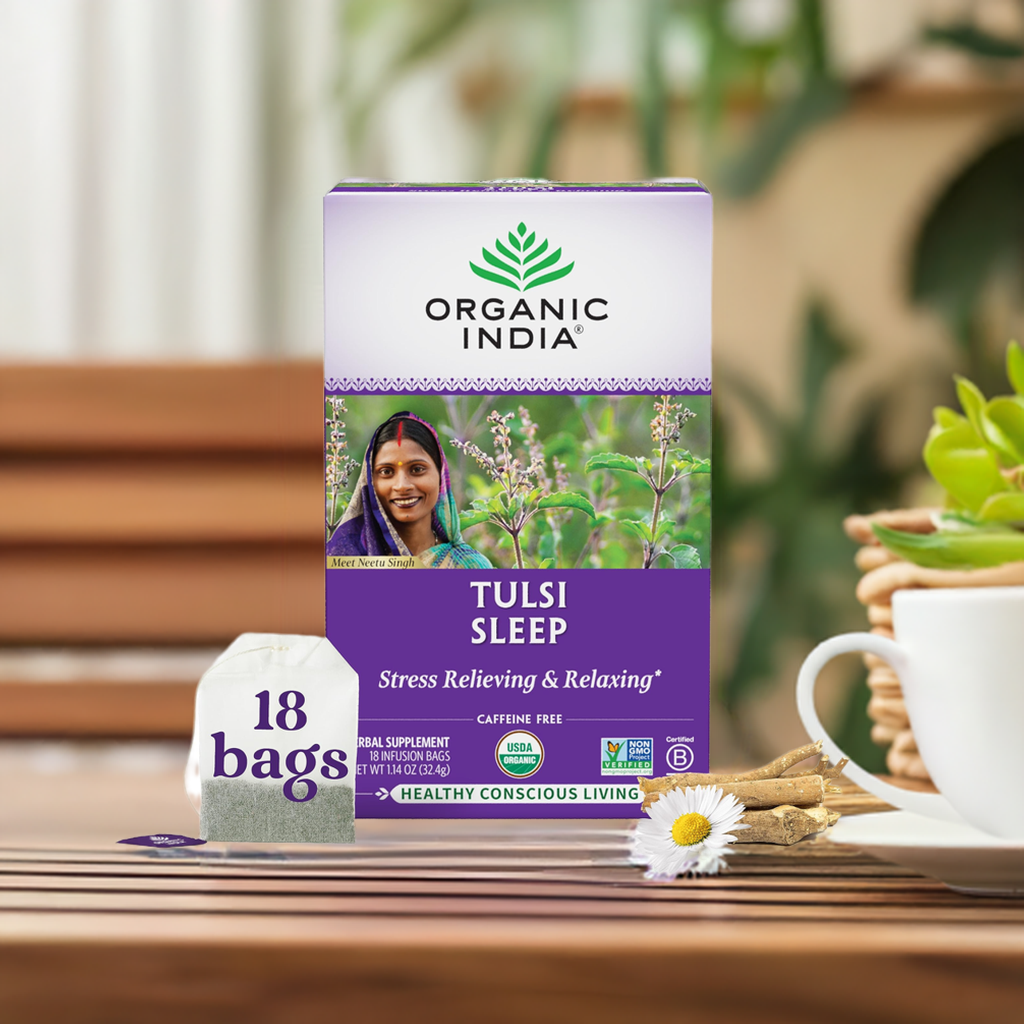 Organic India Tulsi Sleep Tea Bags-Gms : 32.4 - www.foodworldmd.com