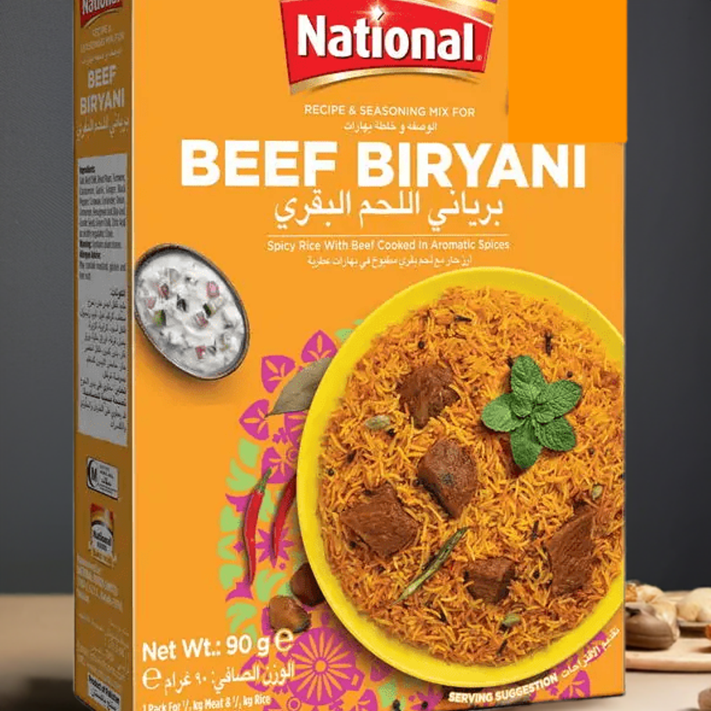 National Beef Biryani Masala-Gms : 39 - www.foodworldmd.com