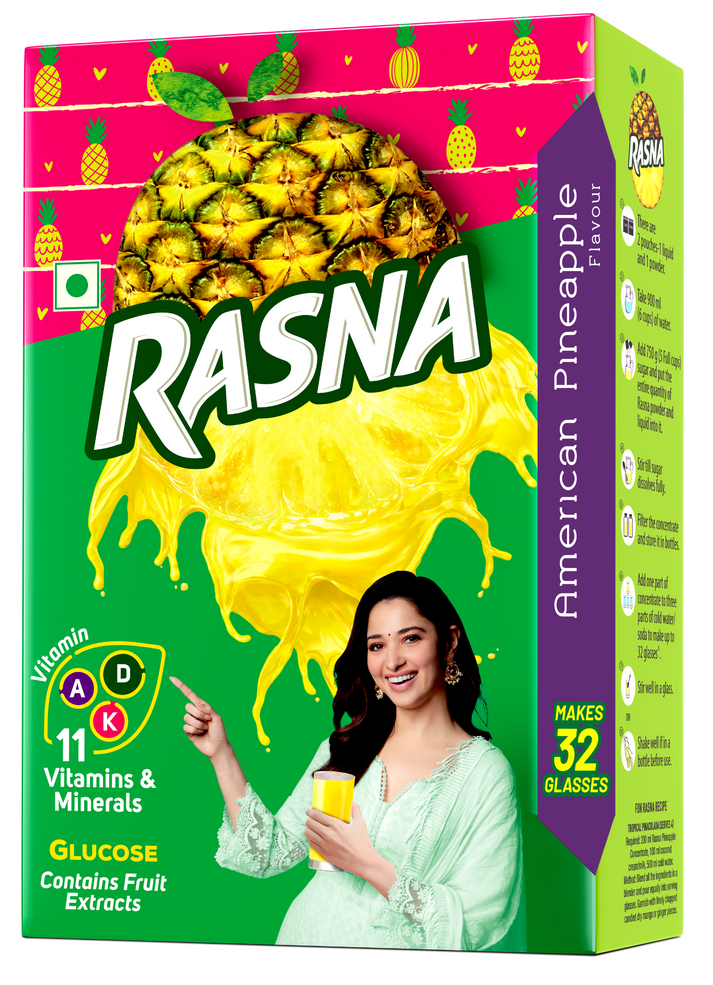 Rasna Pineapple-Gms : 500 - www.foodworldmd.com