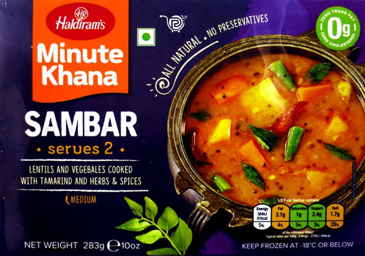 Haldirams Sambar-Gms : 283 - www.foodworldmd.com