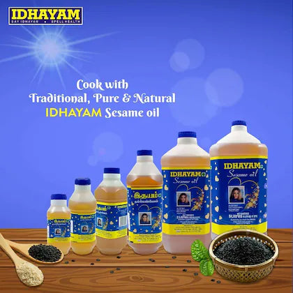 Idhayam Sesame Oil-Ltr : 1 - www.foodworldmd.com