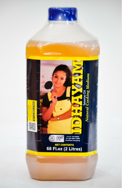 Idhayam Sesame Oil-Ltr : 2 - www.foodworldmd.com