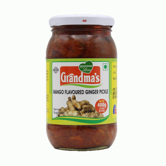 Grandmas Mango Ginger Pickle-Gms : 400 - www.foodworldmd.com