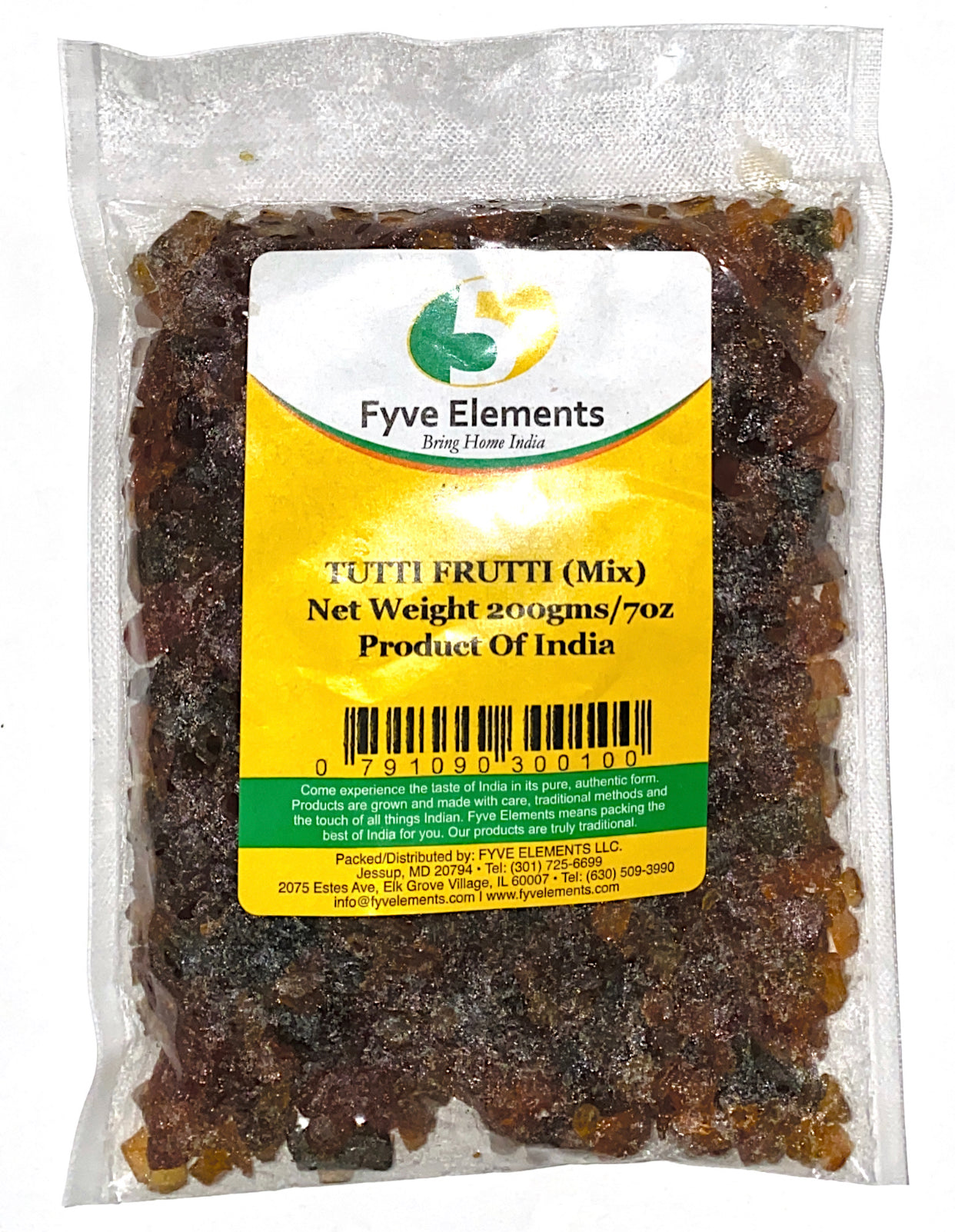 Fyve Elements Tutti Frutti-Gms : 200 - www.foodworldmd.com