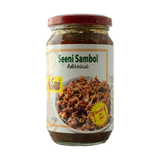 Niru Veg Seeni Sambol-Gms : 350 - www.foodworldmd.com