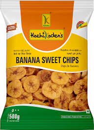 Kozhikodens Banana Chips Sweet-Gms : 400 - www.foodworldmd.com